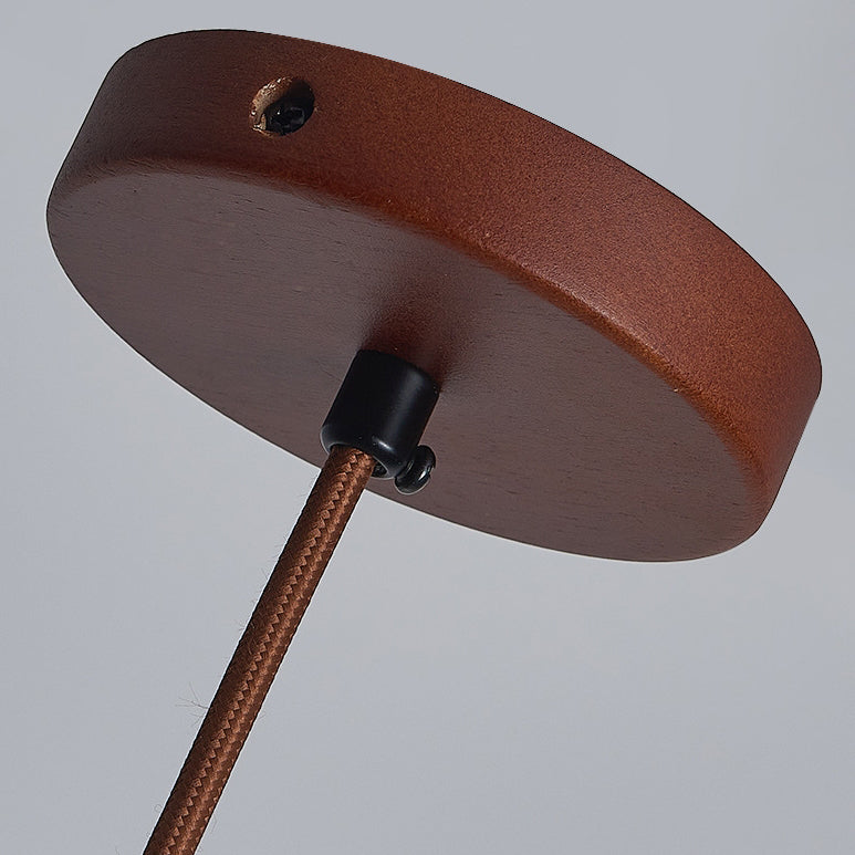 Suspension luminaire à 1 lumière avec abat-jour conique en céramique fait main et vintage traditionnel pour salle à manger 