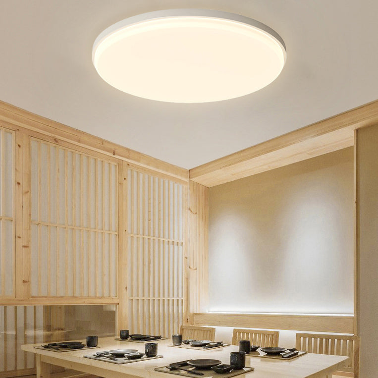 Plafonnier LED moderne minimaliste en fer acrylique rond triangle pour salon 