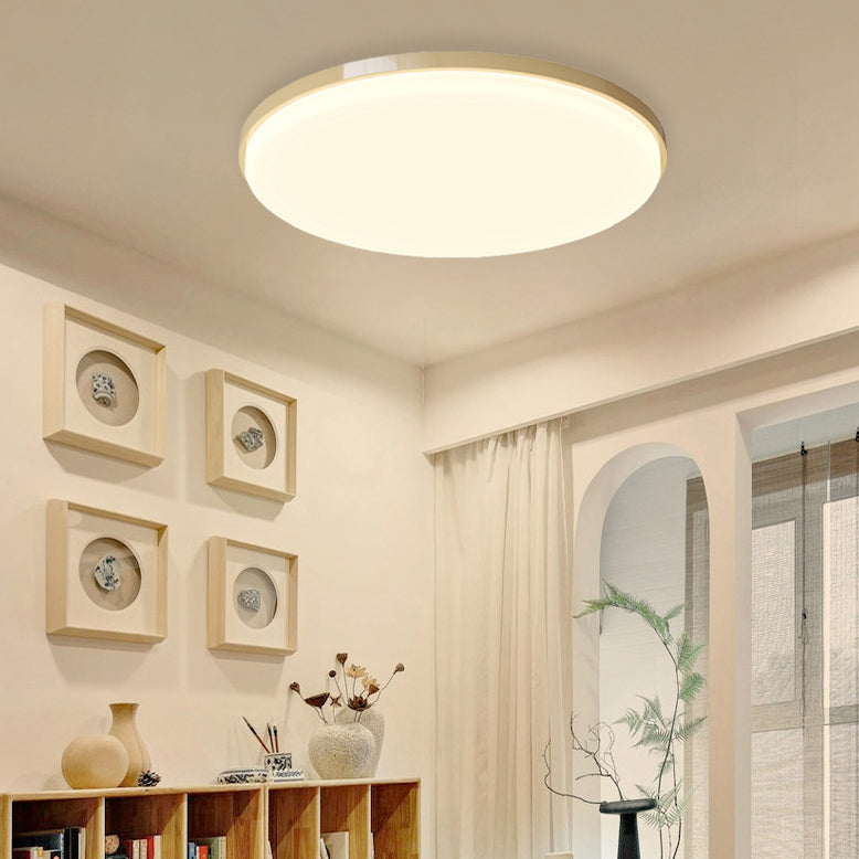 Plafonnier LED moderne minimaliste en fer acrylique rond triangle pour salon 