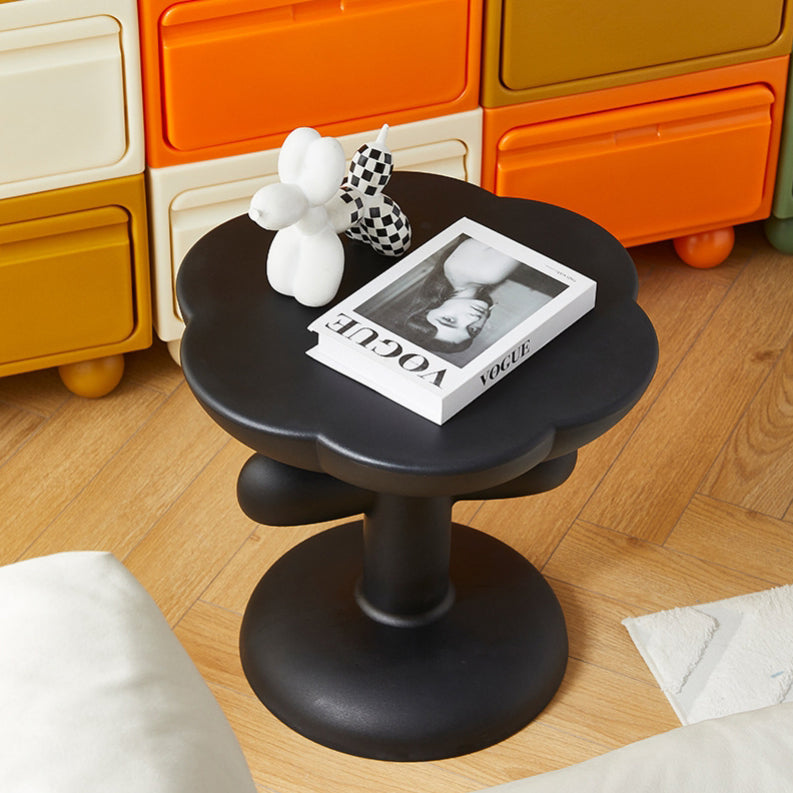 Modern Minimalist Floral PE Coffee Table 1-Tier For Living Room
