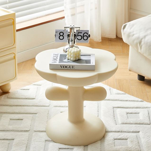 Modern Minimalist Floral PE Coffee Table 1-Tier For Living Room