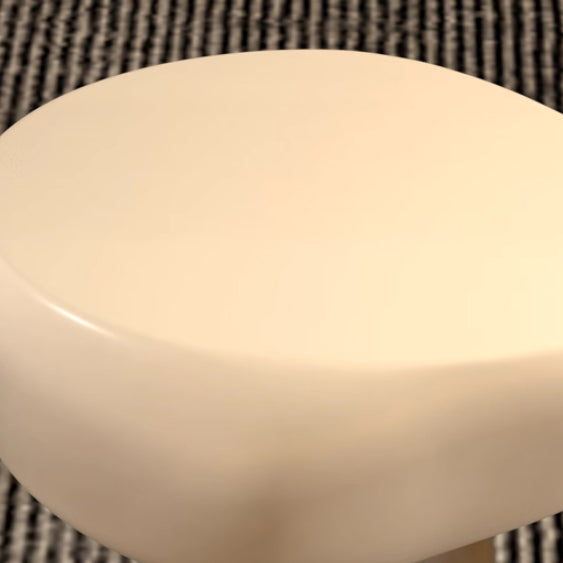 Table basse moderne minimaliste en résine de pierre pour salon 