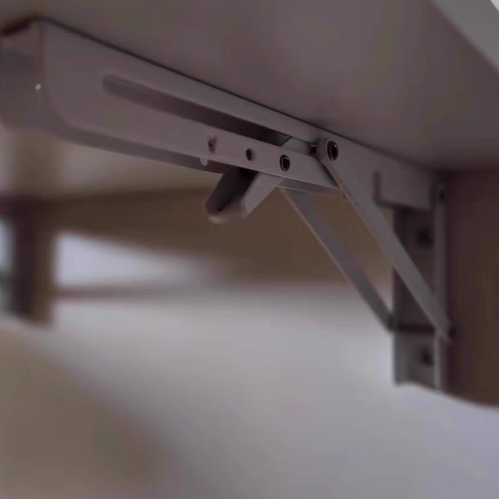 Moderner minimalistischer Teller aus Stahlmetall Rechteckiger klappbarer Bartisch 1-Tablett für die Küche 