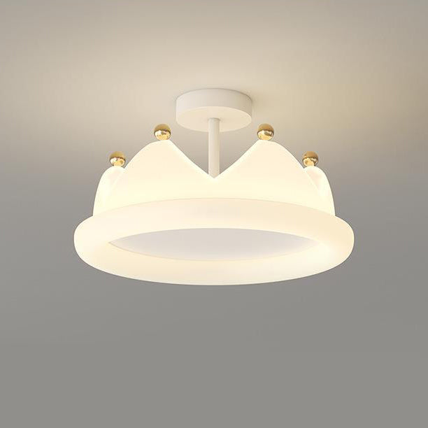 ضوء السقف المثبت شبه المتدلي LED PE الحديدي للأطفال الإبداعيين المعاصرين لغرفة النوم 
