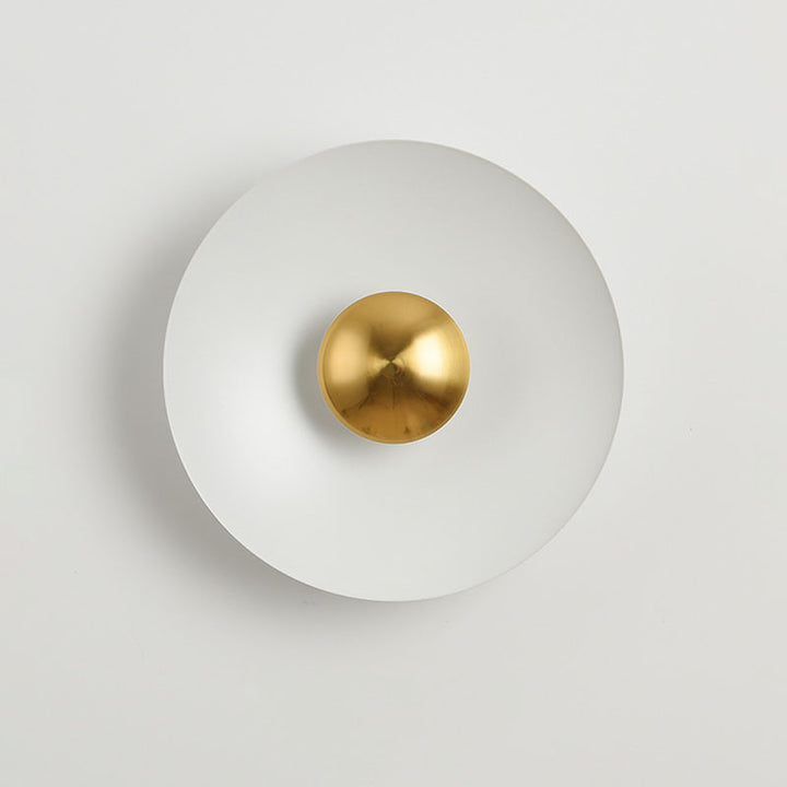 Lampe murale LED créative contemporaine avec soucoupe volante Macaron pour chambre à coucher 