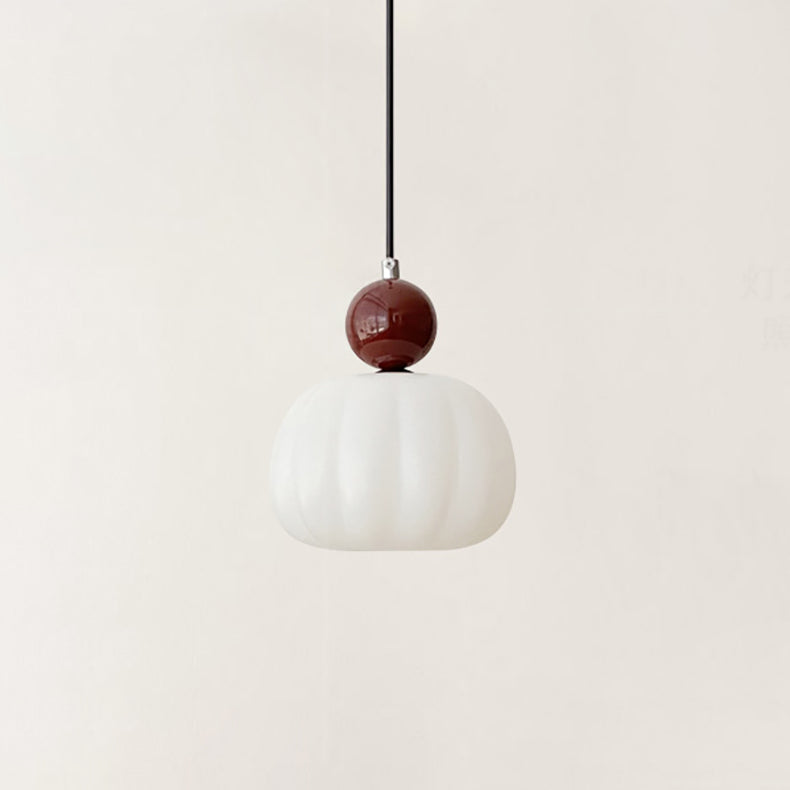 Lampe suspendue moderne minimaliste ronde en fer et acrylique avec 1 lumière pour salon 