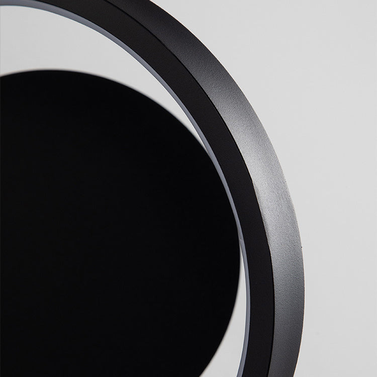 Moderne minimalistische runde Aluminium-Eisen-Silikon-LED-Wandleuchterlampe für Schlafzimmer 