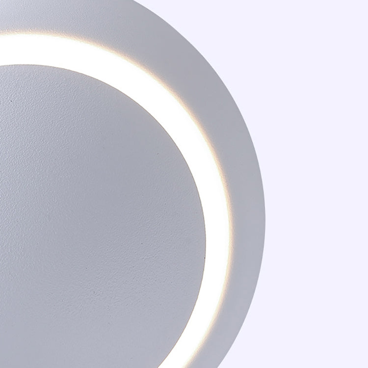 Moderne unbedeutende runde drehbare Aluminium-PC-LED-Wandleuchterlampe für Schlafzimmer