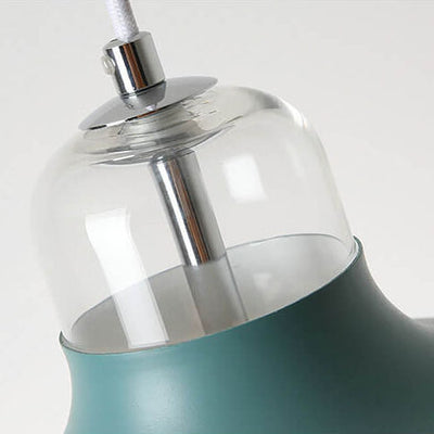 Nordic Minimalist Multi-Layer Cone Glass Hardware 1-Light Pendant Light