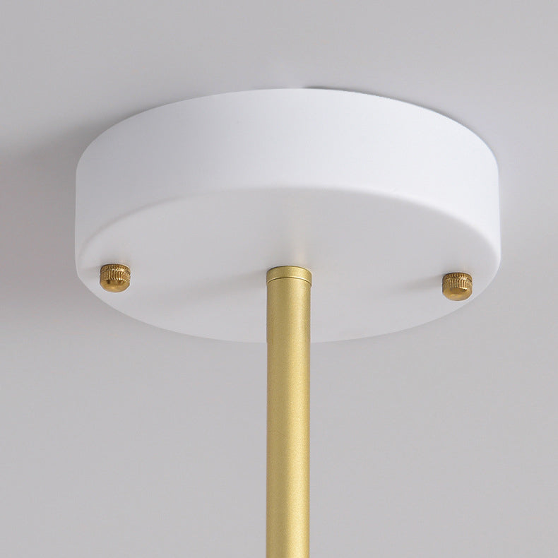 Moderne minimalistische runde fliegende Untertasse Orb Zweig Eisen Glas 4/6/8 Licht Kronleuchter für Wohnzimmer 