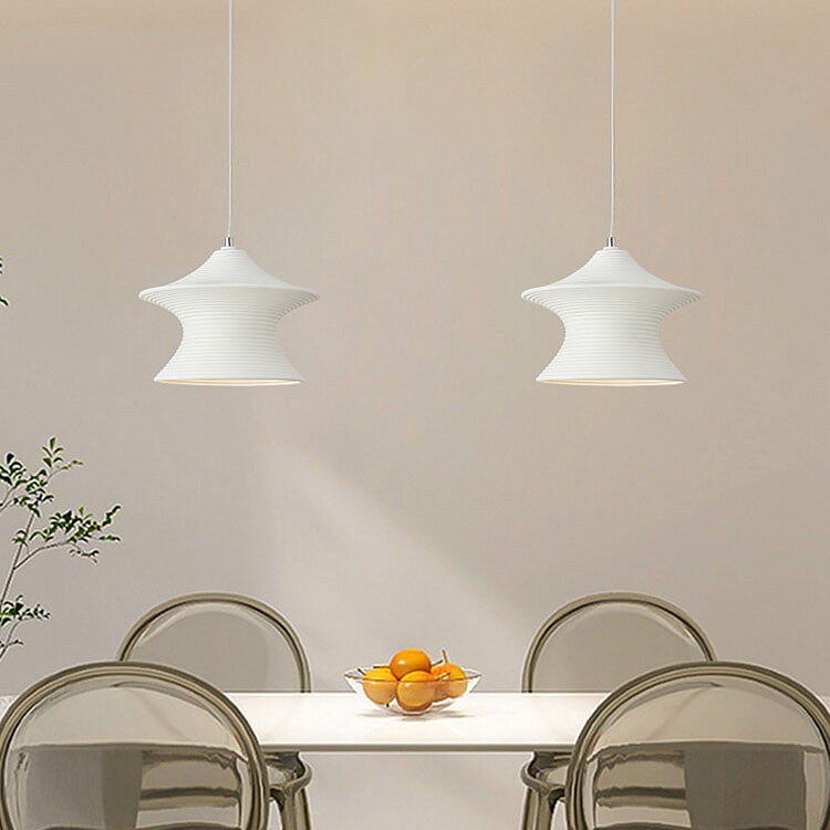 Skandinavisch moderner minimalistischer Gyro-Harz 1-Licht Pendelleuchte 