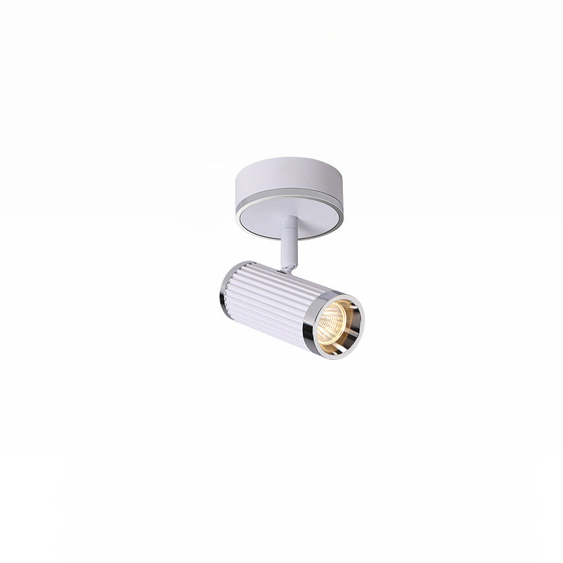 Moderne minimalistische Aluminium Eisen Spotlight LED Semi-Flush Mount Deckenleuchte für Flur