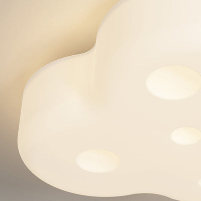 Zeitgenössische nordische Eisen-Acrylwolke LED-Unterputz-Deckenleuchte für Schlafzimmer 