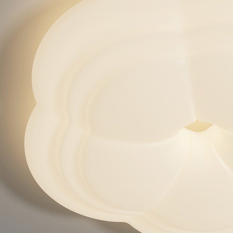 Luz de techo LED de montaje empotrado de hierro acrílico con pétalo minimalista moderno para dormitorio 