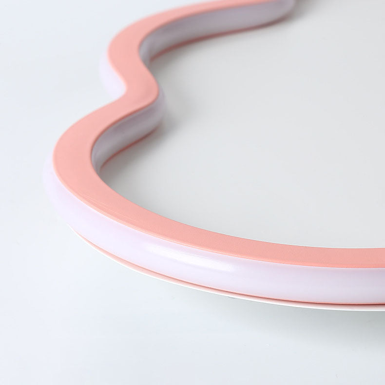 Luz de techo LED empotrada de hierro acrílico nublado minimalista moderno para dormitorio 