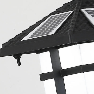 Lámpara de Aplique de Pared para Paisaje de Patio al Aire Libre LED Impermeable Solar Industrial 