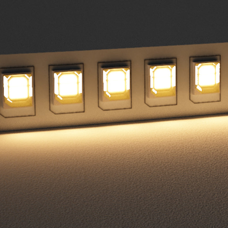 Lustre LED suspendu en fer, verre et PVC de style Art Déco moderne pour chambre à coucher 