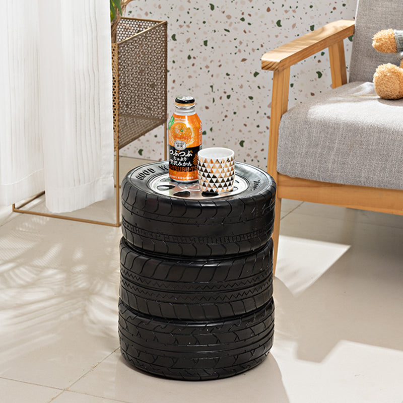 Chaise en résine contemporaine créative en forme de beignet cylindrique avec ananas et glace pour salon 