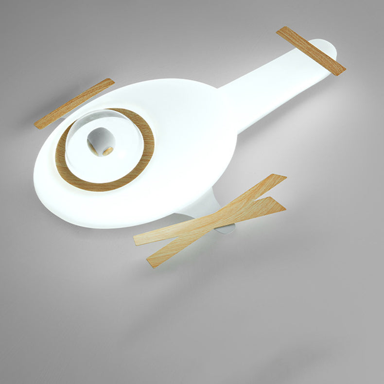 Plafonnier LED en fer PE avion minimaliste moderne pour chambre d&
