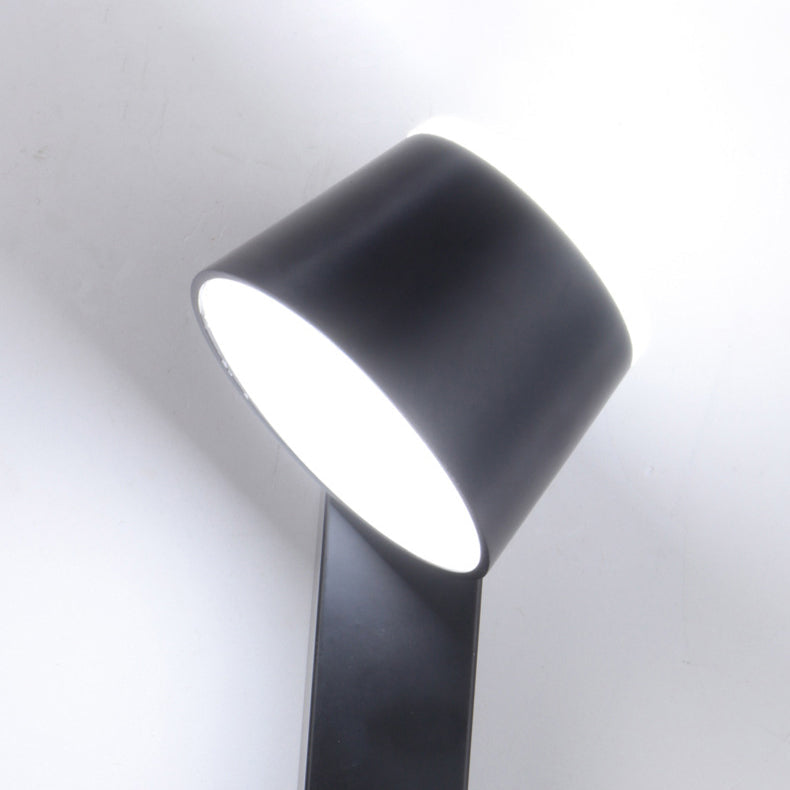 Applique Murale LED Rotative Rectangle en Aluminium Géométrique de Simplicité Contemporaine pour Chambre 