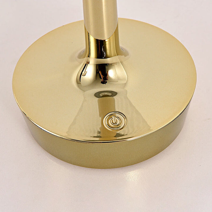 Lámpara de mesa LED de acrílico ABS de hongo creativo contemporáneo para dormitorio 