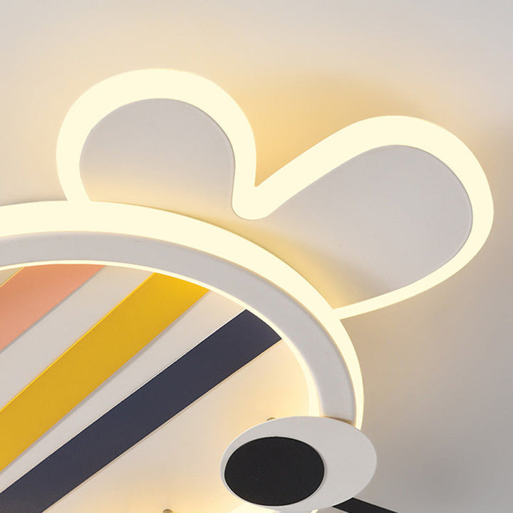 Plafonnier LED en acrylique pour chambre d&