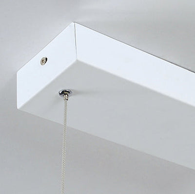 Moderner minimalistischer runder LED-Kronleuchter aus Federmetallacryl für Esszimmer 