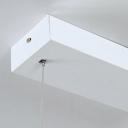 Moderner minimalistischer runder LED-Kronleuchter aus Federmetallacryl für Esszimmer 