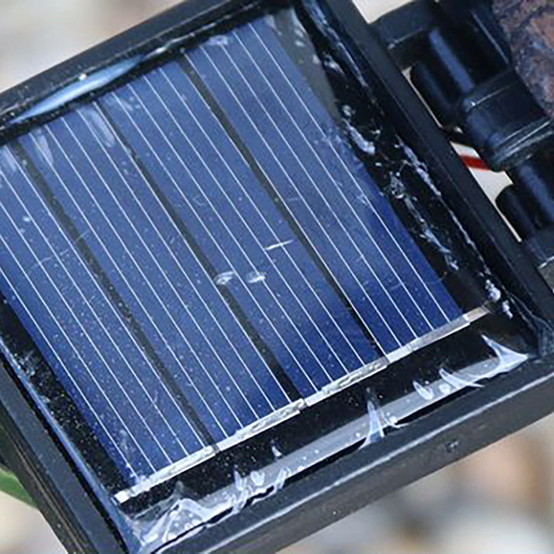 ضوء حديقة عصري من الراتنج الإبداعي على شكل طائر LED يعمل بالطاقة الشمسية ومقاوم للماء للاستخدام الخارجي في الفناء 