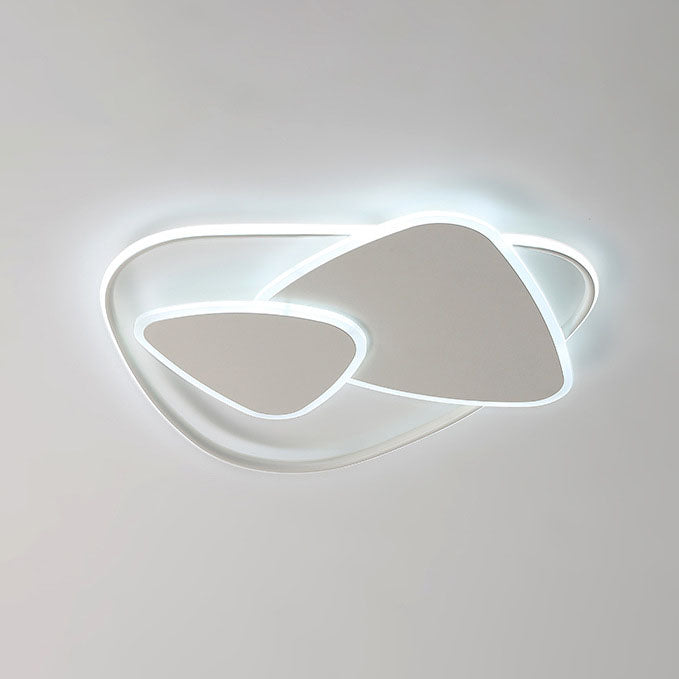 Moderne minimalistische Dreieck Aluminium Eisen Acryl LED Deckenleuchte für Schlafzimmer 