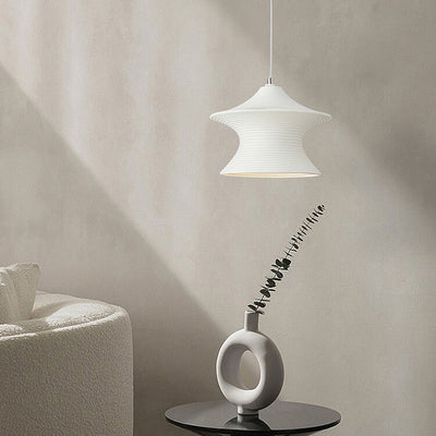 Skandinavisch moderner minimalistischer Gyro-Harz 1-Licht Pendelleuchte 