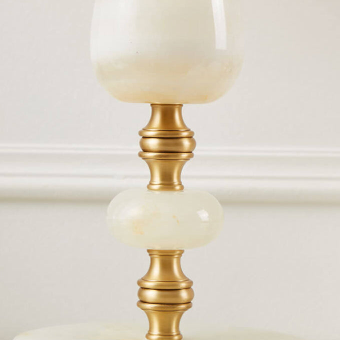 Lampe de Table à 1 Lumière avec Franges en Tissu de Luxe Moderne 