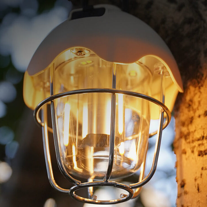 Contemporary Creative Waterproof Pinecone Iron ABS LED Outdoor Camping Light For Garden