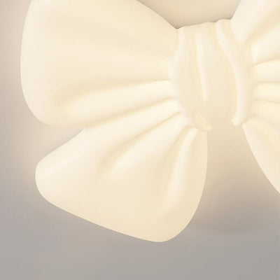 Contemporary Creative Acrylic Butterfly Shade Iron LED Flush Mount Ceiling Light For Living Room