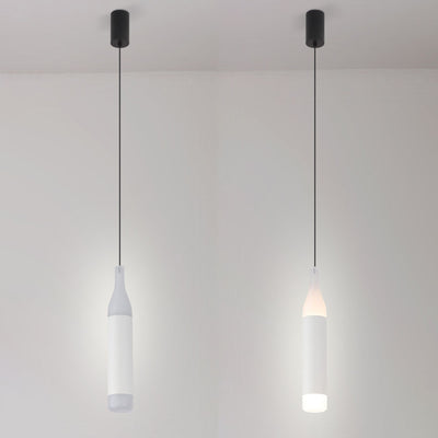 ضوء قلادة LED أكريليك ألومنيوم زجاجة نبيذ إبداعي حديث إسكندنافي 