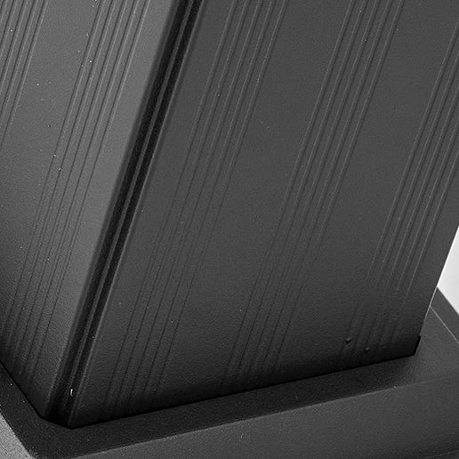 ضوء خارجي LED مقاوم للماء ABS PC أسطواني مربع حديث بسيط يعمل بالطاقة الشمسية للحديقة 