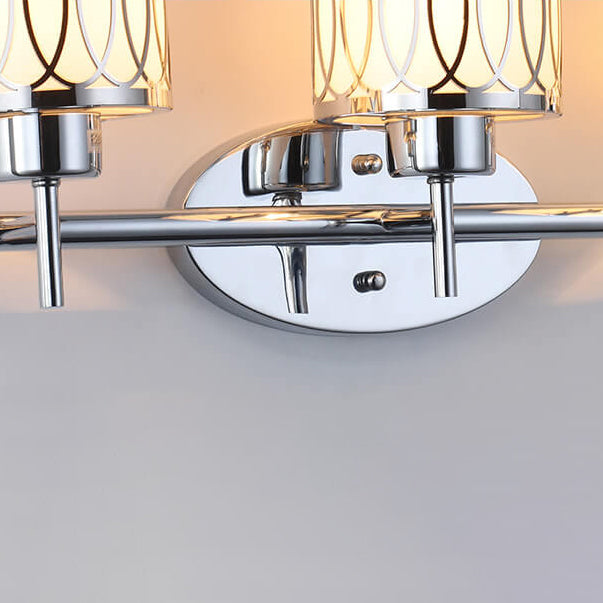Nordic Vintage Zylindrische 3-Licht Badezimmer Eitelkeit Spiegel Front Wand Wandleuchte 