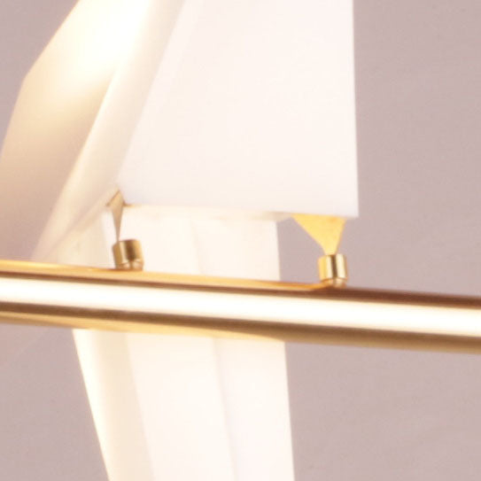 Lampe sur pied moderne nordique créative en fer avec 1/2 lumière en forme d'oiseau 