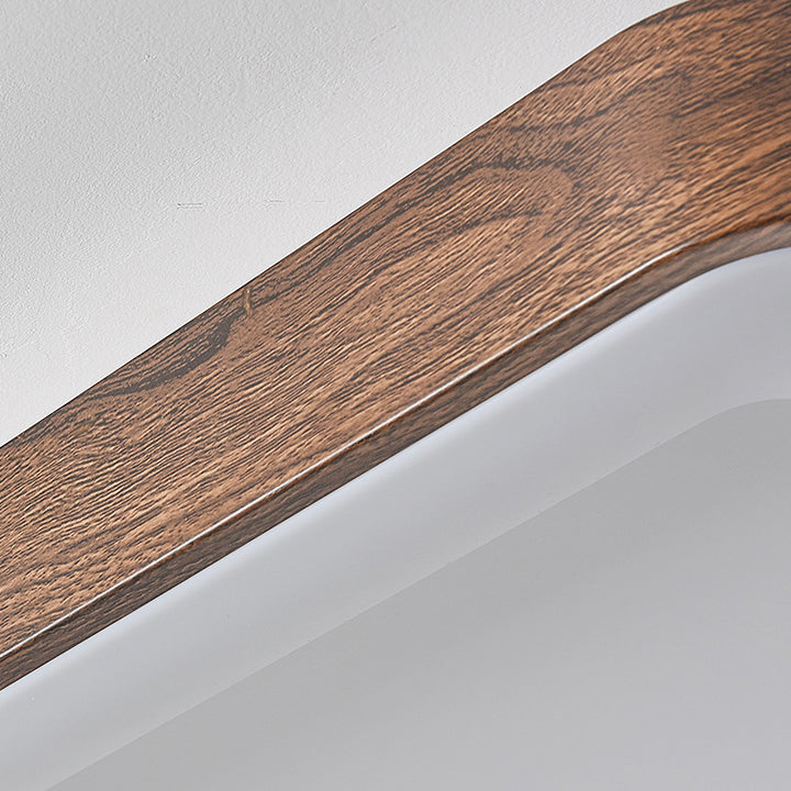 Traditionelle chinesische Eisen Acryl Runde Quadrat LED Unterputz Deckenleuchte für Schlafzimmer 