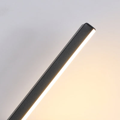 Moderne Einfachheit Streifen Rechteck Aluminium Eisen Silikon LED Wand Leuchte Lampe Für Schlafzimmer 