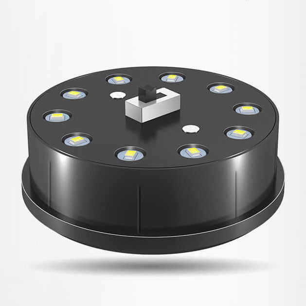 ضوء حديقة LED بإدخال أرضي على شكل قفص أسطواني منسوج من ABS مقاوم للماء يعمل بالطاقة الشمسية 