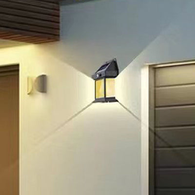 Lámpara de Aplique de Pared Exterior ABS LED de Estilo Art Deco Moderno para Jardín 