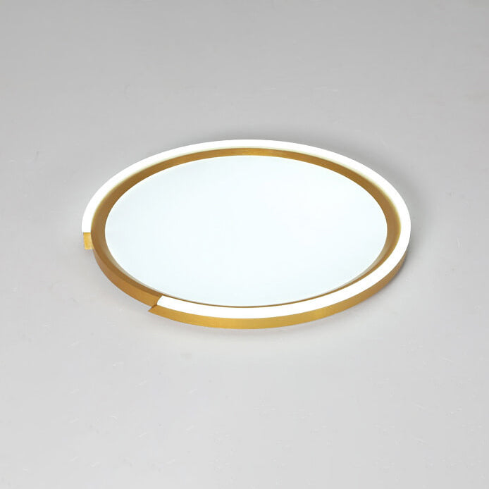 Moderne minimalistische Scheiben-Eisen-Acryl-Aluminium-LED-Deckenleuchte 