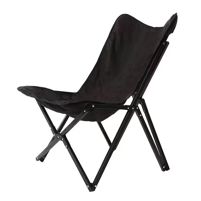 Dossier de chaise de camping pliable en tissu Oxford industriel contemporain pour patio extérieur 