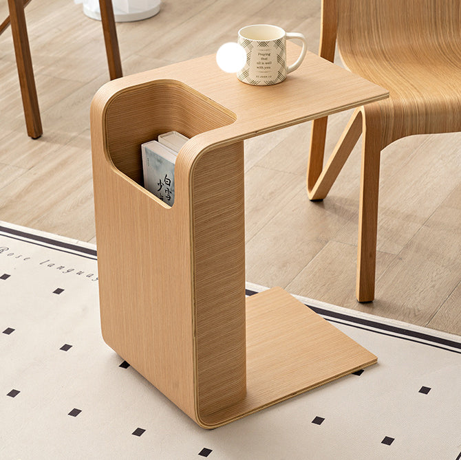 Table basse carrée en bois minimaliste moderne pour salon 