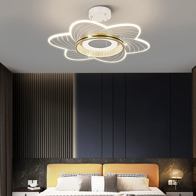 Lámpara colgante LED de lujo contemporáneo con pantalla de acrílico cristalino para dormitorio 