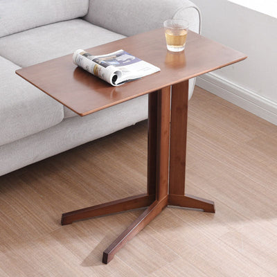 Moderner minimalistischer quadratischer Holztisch für das Wohnzimmer 