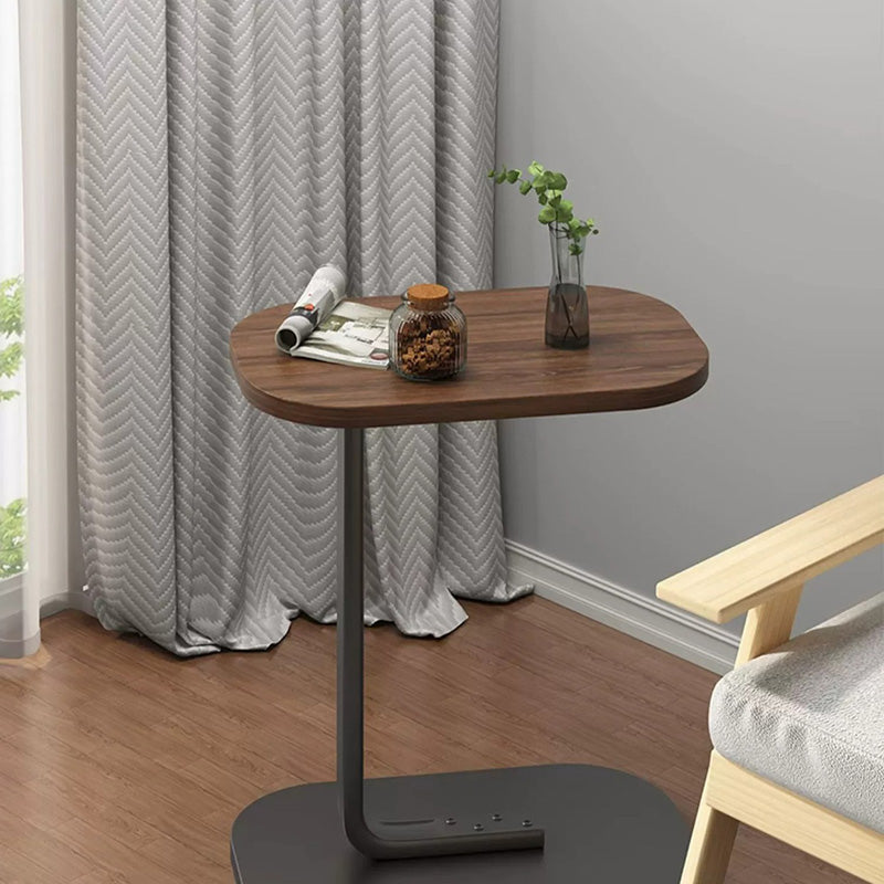 Moderner minimalistischer rechteckiger PVC-Kunststoffpaneel-Beistelltisch für das Wohnzimmer 