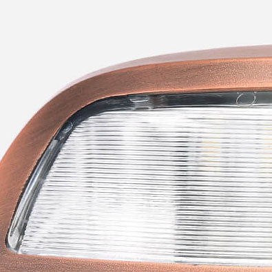 Moderne Einfachheit Kupfer Kunststoff Solar Quadratische LED Außenwandleuchte für den Garten 