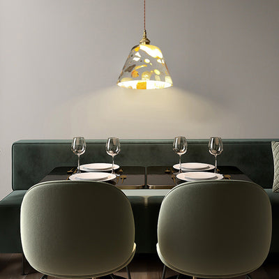 Moderne minimalistische runde Halbkugel Zement Massivholz 1-Licht Pendelleuchte für Schlafzimmer
